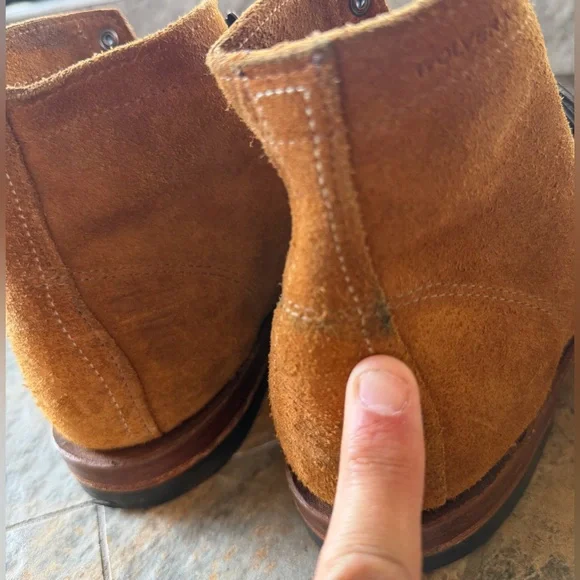 Wolverine 1000 Mile Boots Men’s 10.5D Brown Suede Lace Up USA Made - Picture 12 of 13